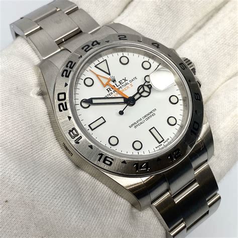 rolex explorer ii 紅 針|rolex explorer ii price.